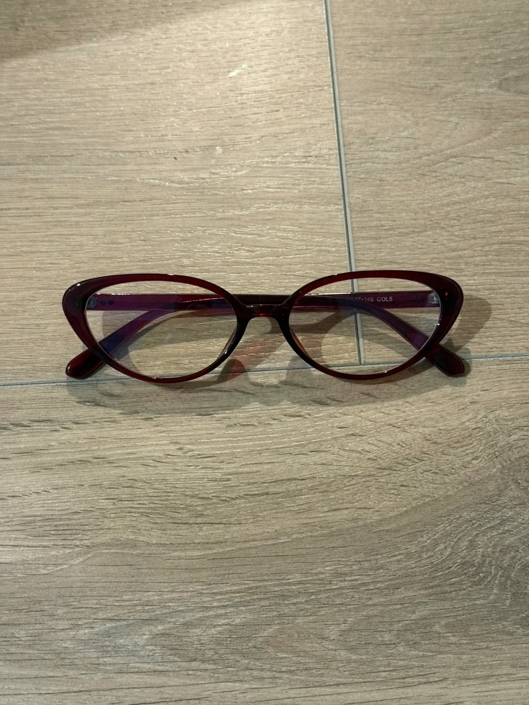 Burgundy Col.5 Eyeglasses