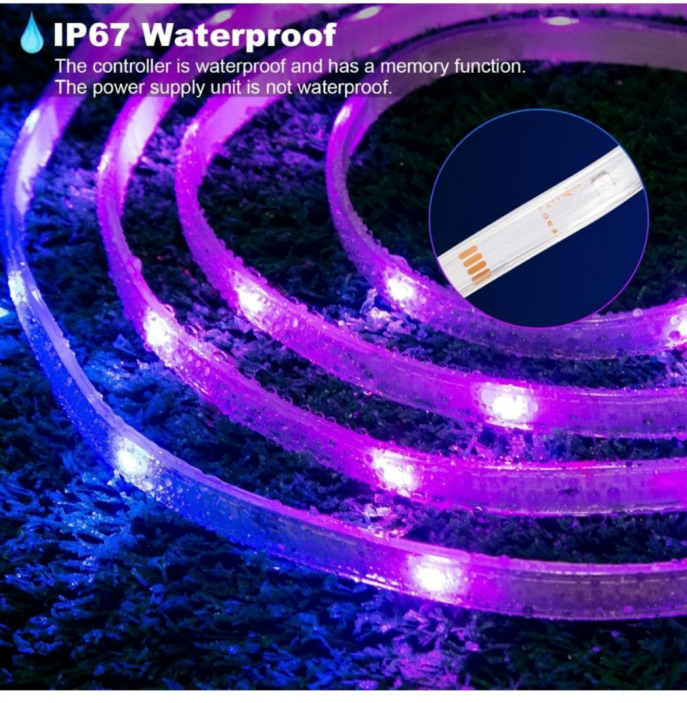 80-meter Waterproof RGB-IC LED Strip Lights - New! - photo 3