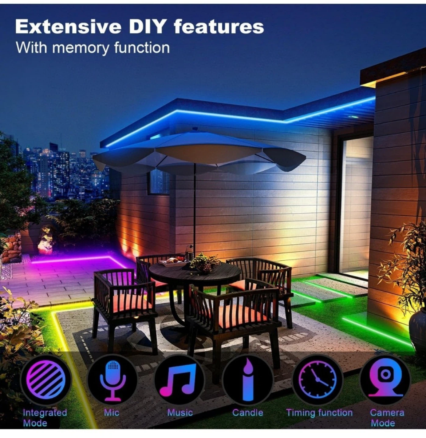 80-meter Waterproof RGB-IC LED Strip Lights - New! - photo 5