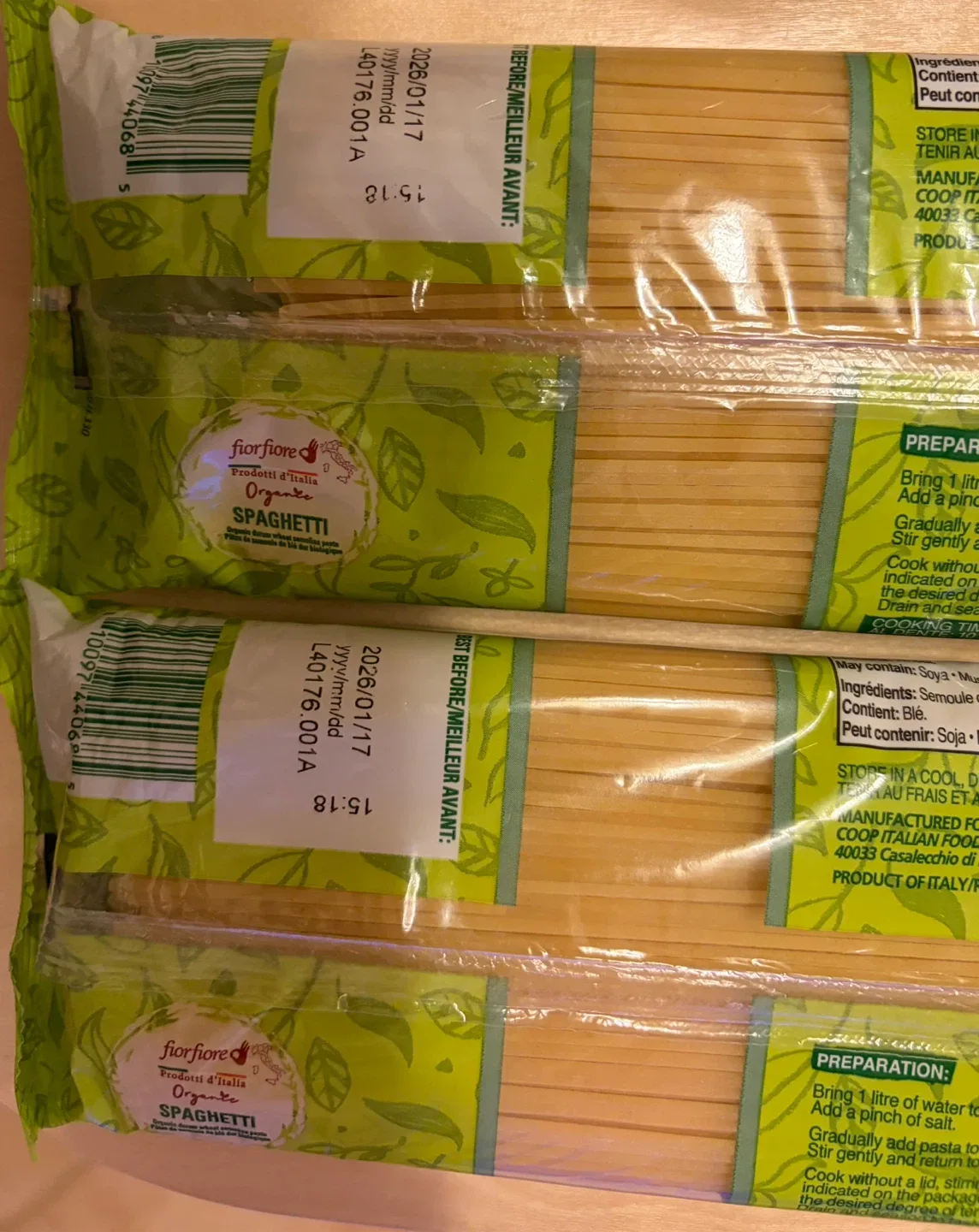 Organic spaghetti and canned beans image indicator(2)