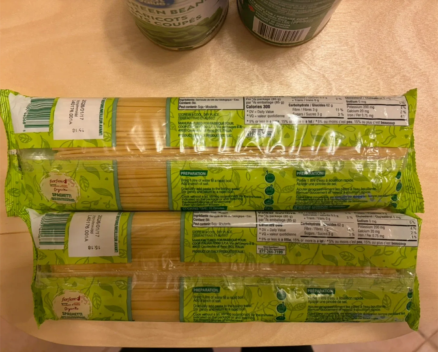 Organic spaghetti and canned beans image indicator(3)