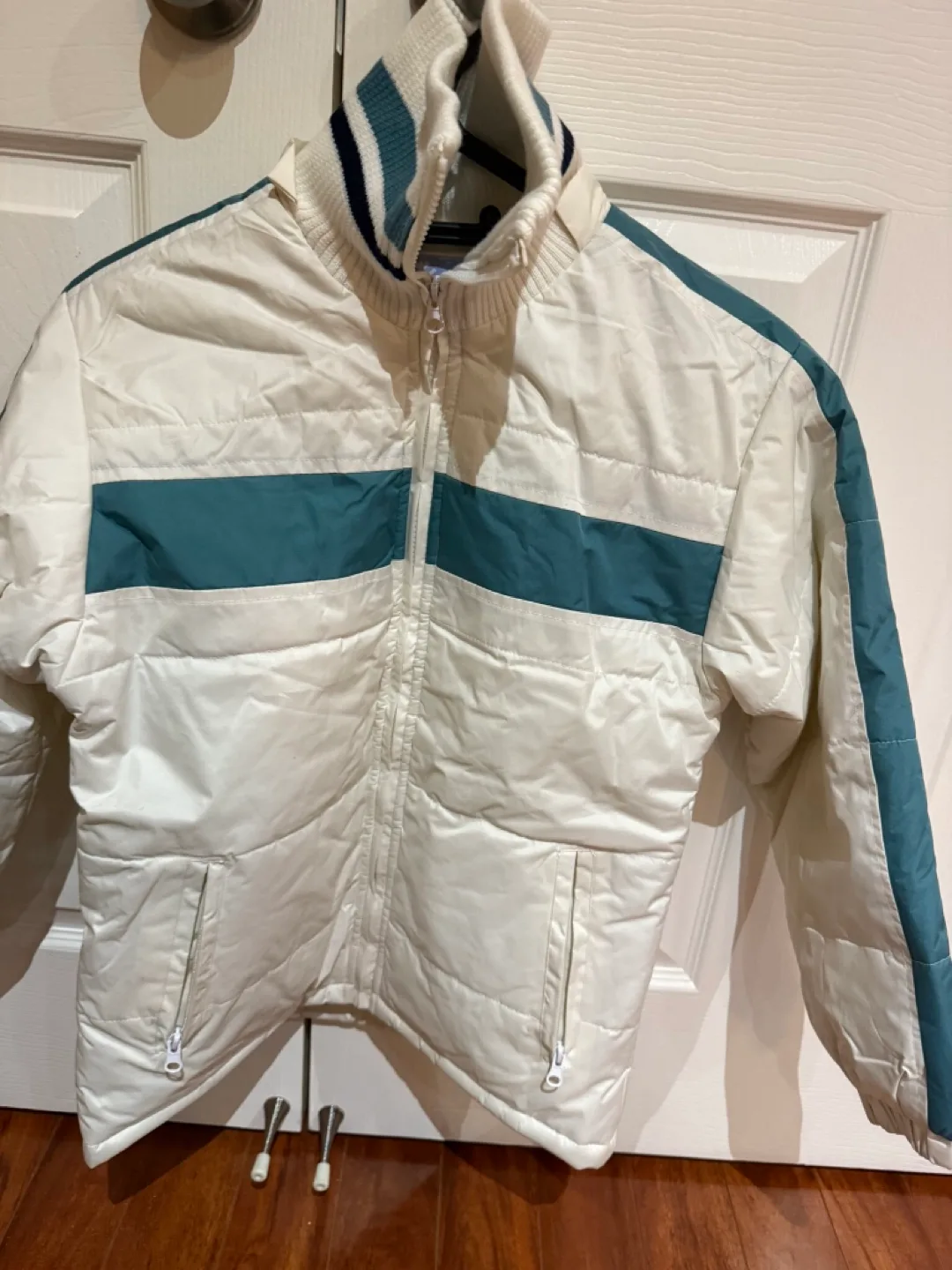 Sport Size S White Puffer Jacket #Cleanout