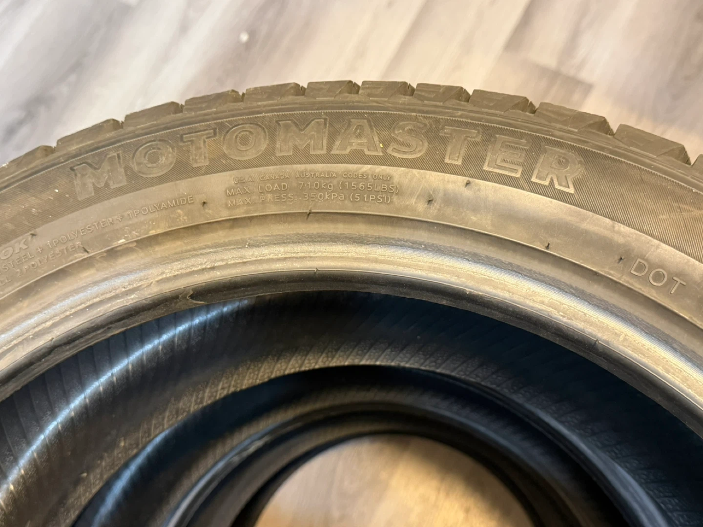 Motomaster Winter Tires - 245/45R18 - photo 2