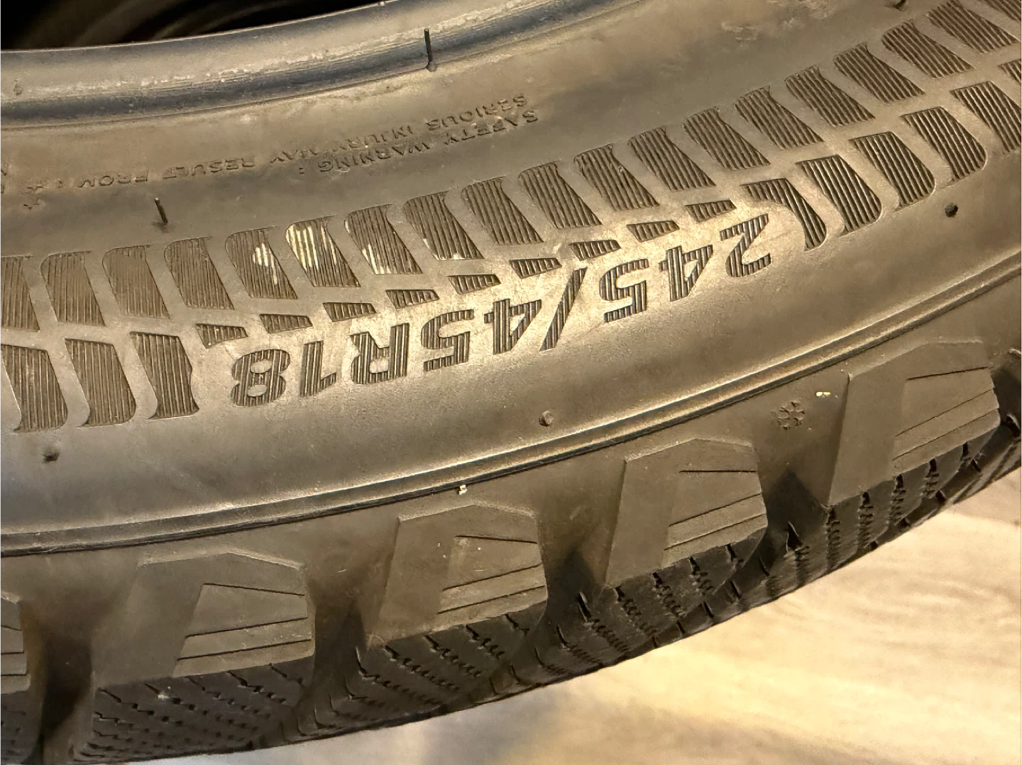 Motomaster Winter Tires - 245/45R18