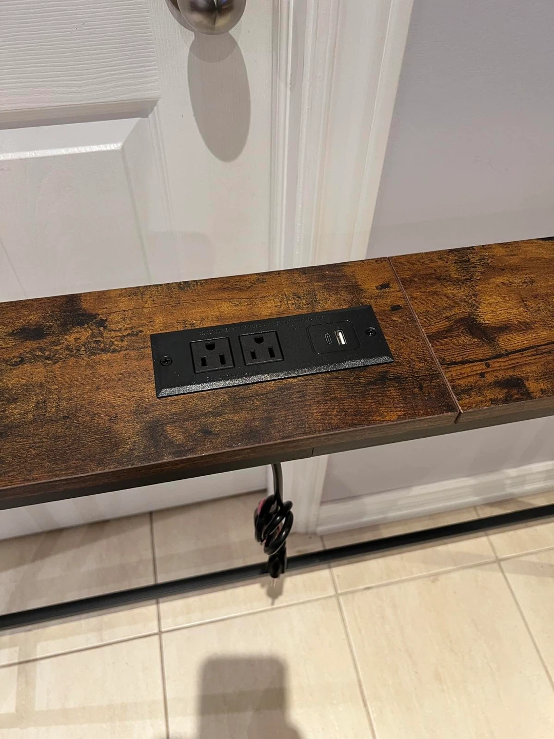 Console Table with Power Outlets - photo 3