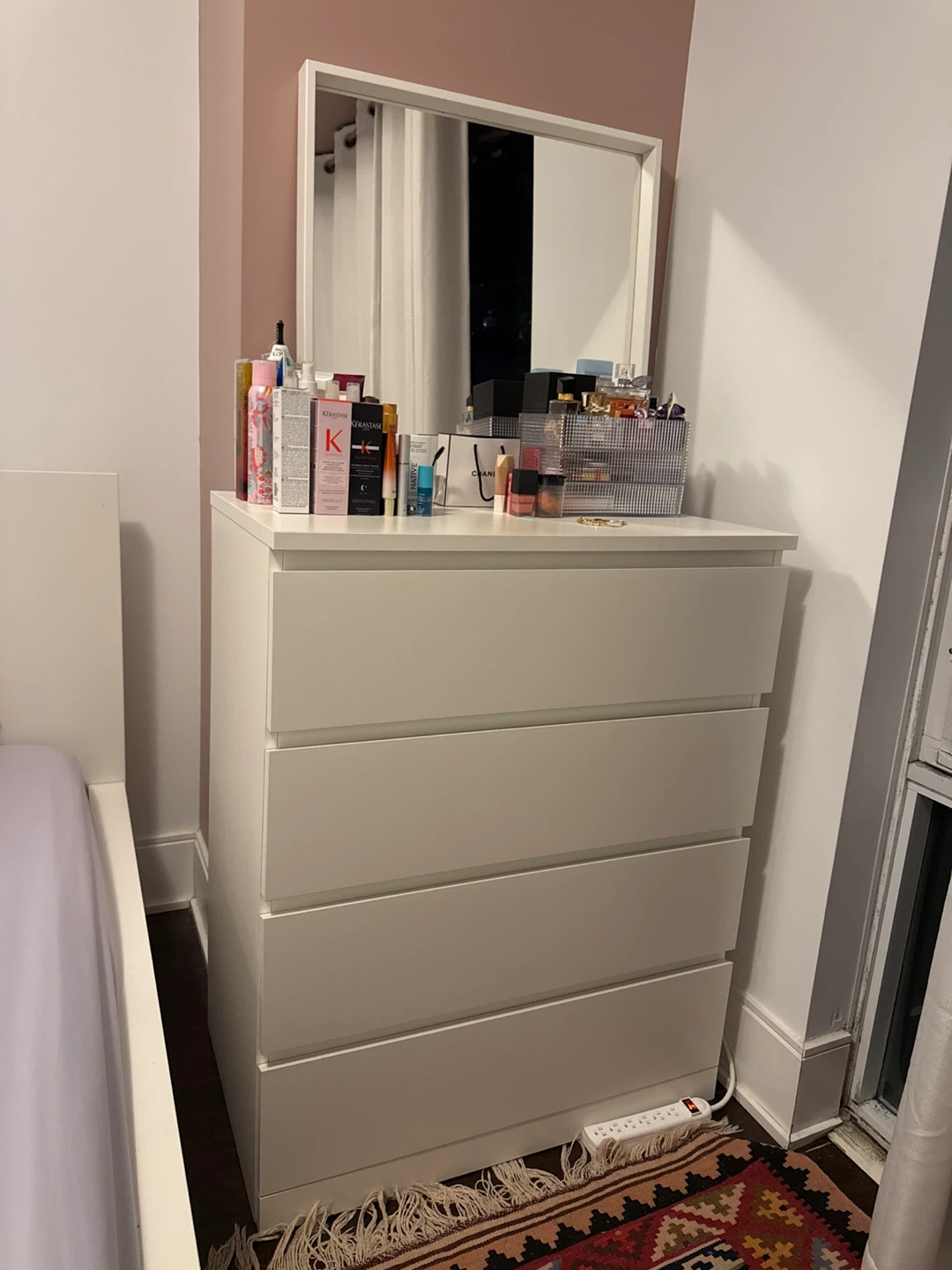 Move out Sale! IKEA Malm 4-Drawer Dresser with Mirror - photo 2