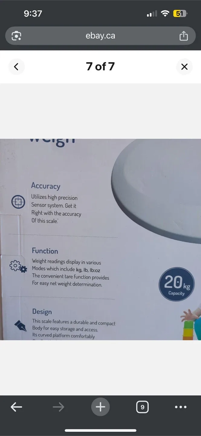 Digital Baby Scale - 20 kg Capacity image indicator(3)