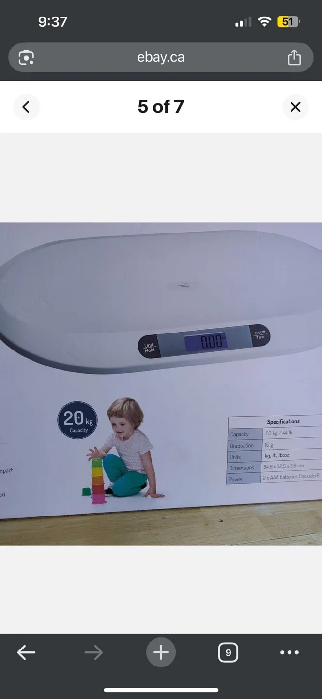 Digital Baby Scale - 20 kg Capacity image indicator(2)