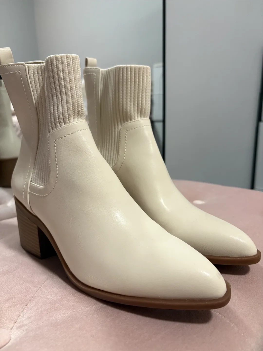 Call It Spring Women's White Ankle Boots