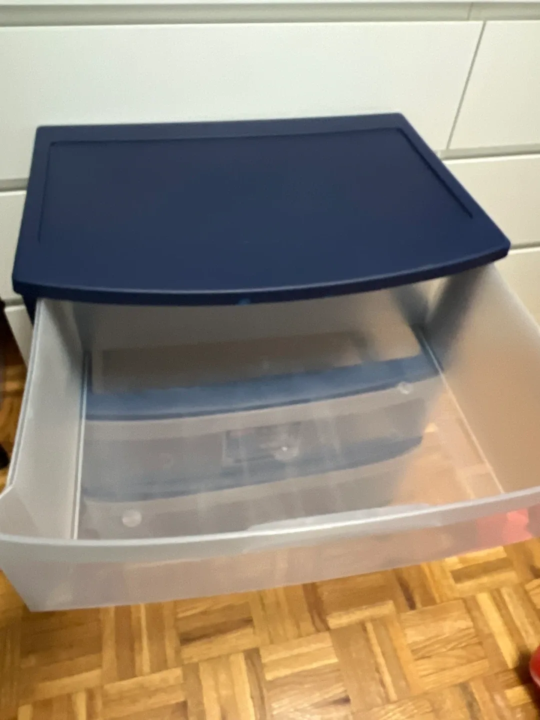 Sterilite 3-Drawer Wide Weave Tower - Blue