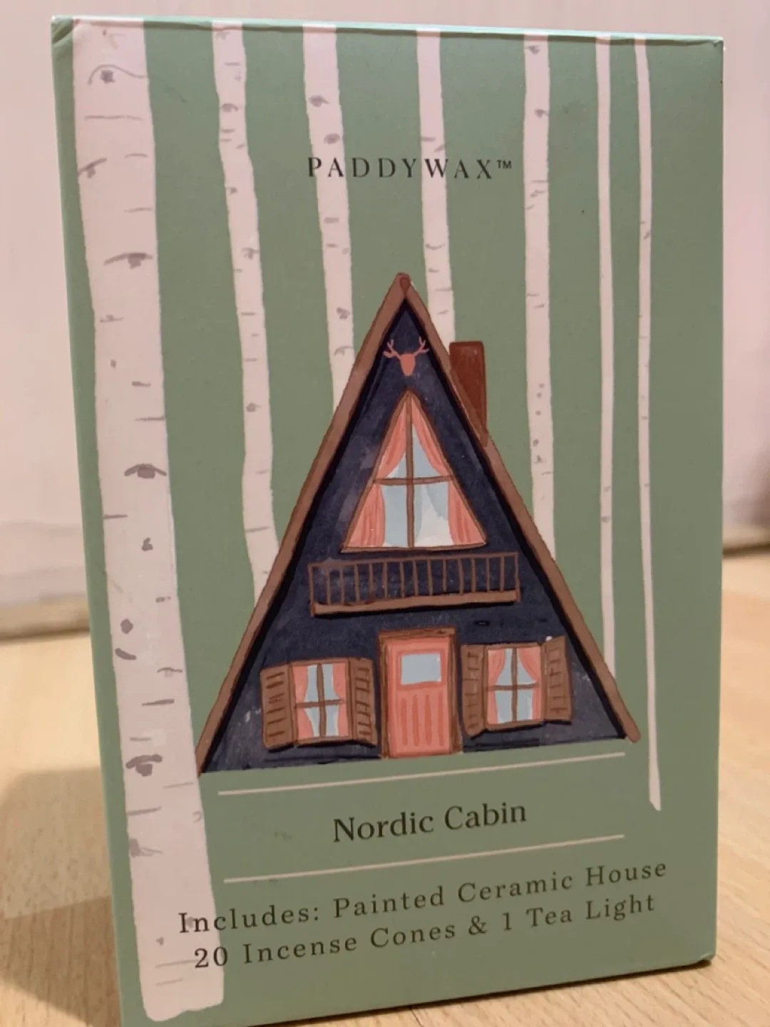 Ceramic house for burning incense.