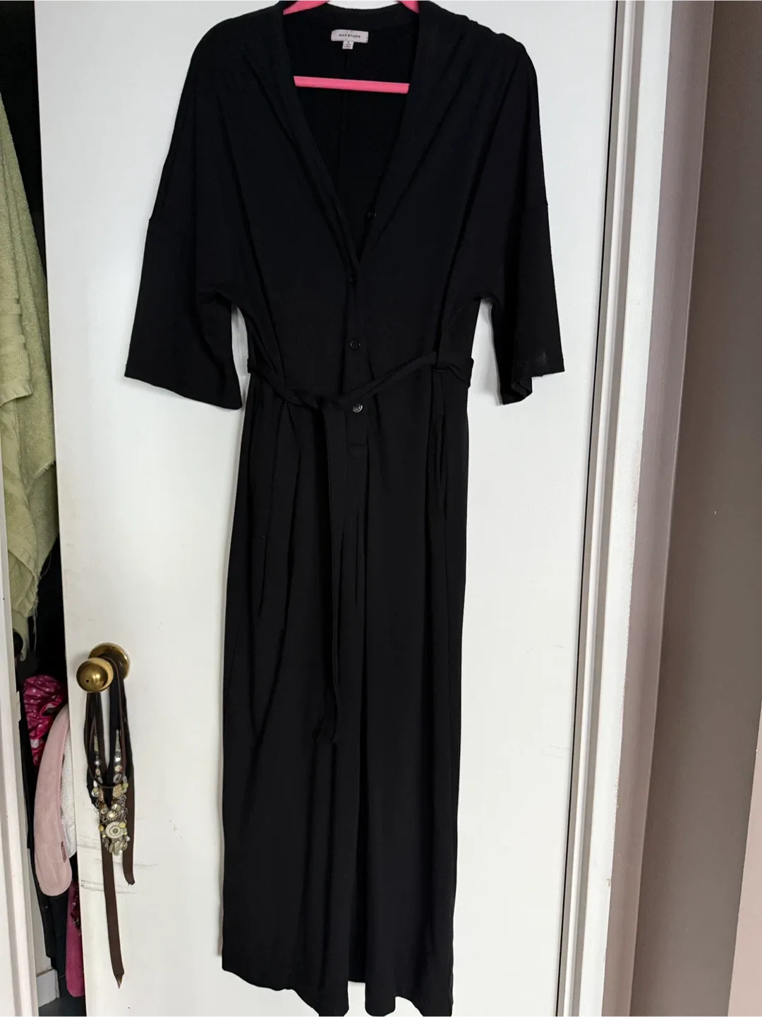 Ayr Studio Black Jumpsuit