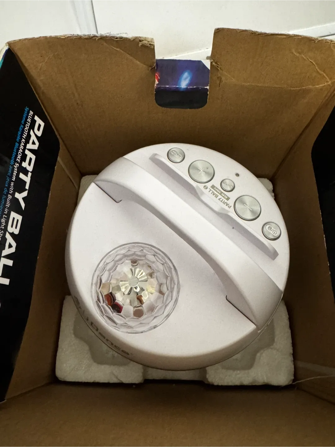 iDance Party Ball BB-10K Bluetooth Karaoke System image indicator(2)