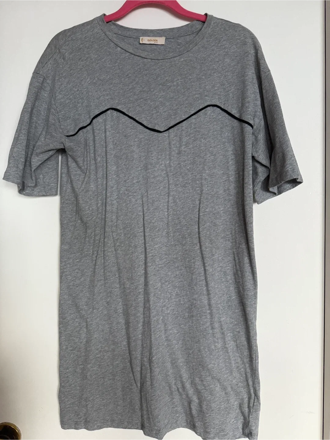 Aritzia (Golden by TNA) Grey T-Shirt Dress
