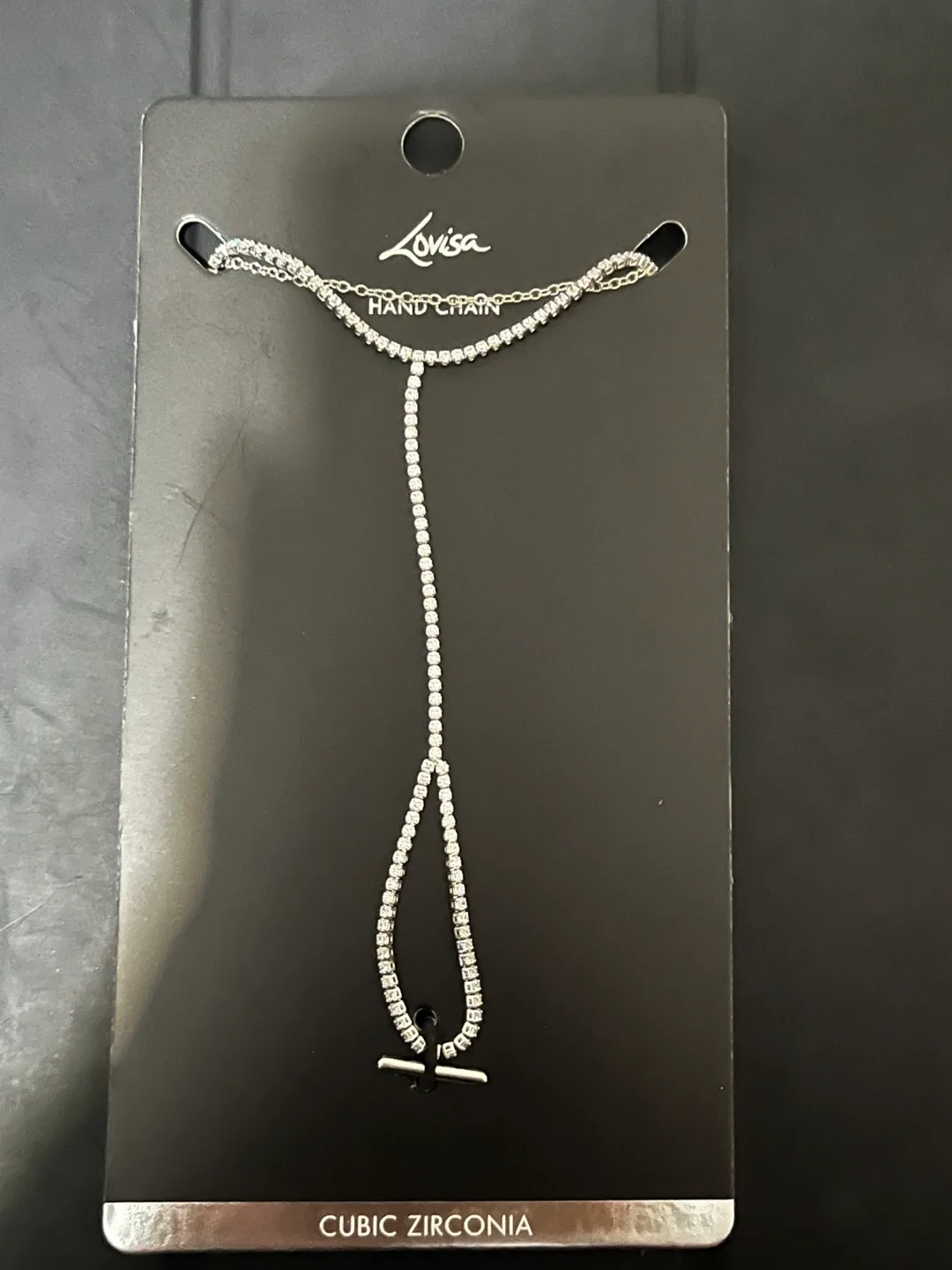 Lovisa Cubic Zirconia Hand Chain - New!