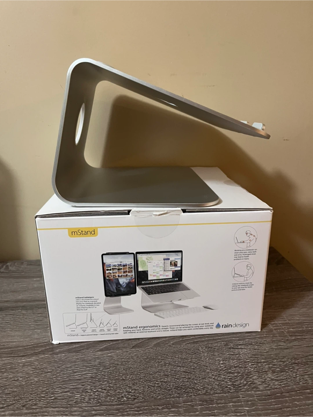 Rain Design mStand Laptop Stand - Silver - photo 2