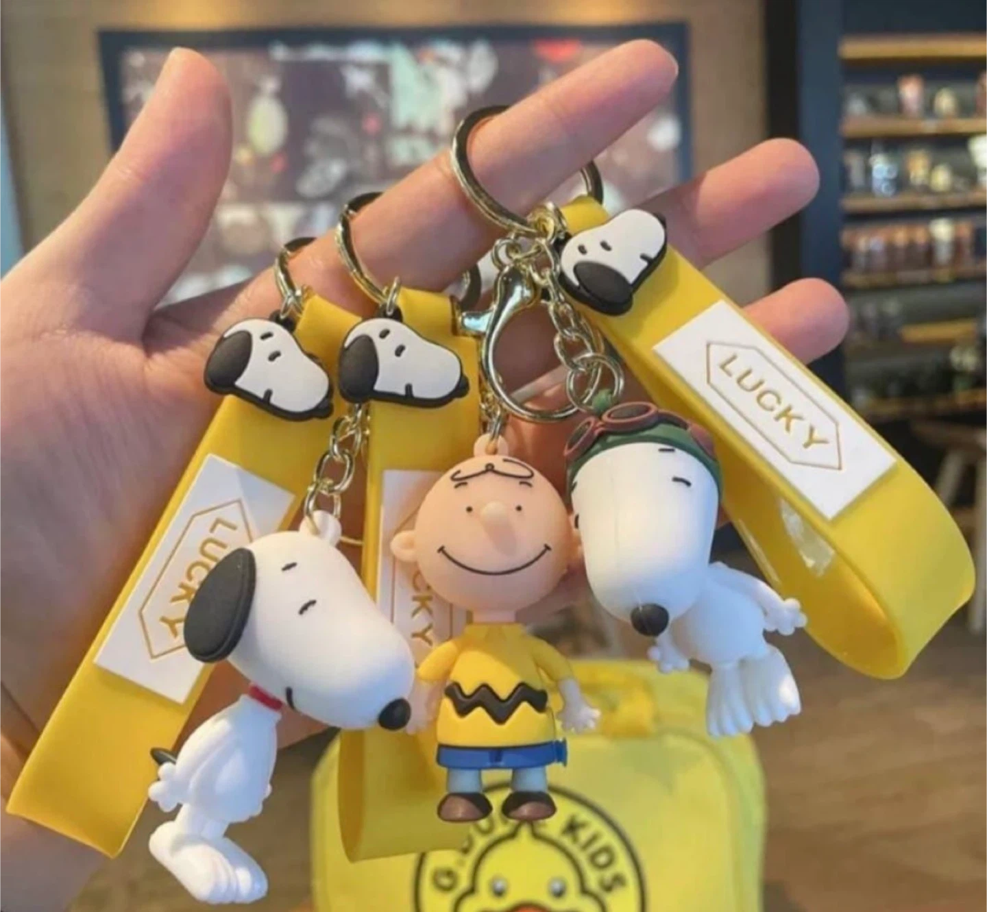 Snoopy & Cartoon Character Keychains - photo 3