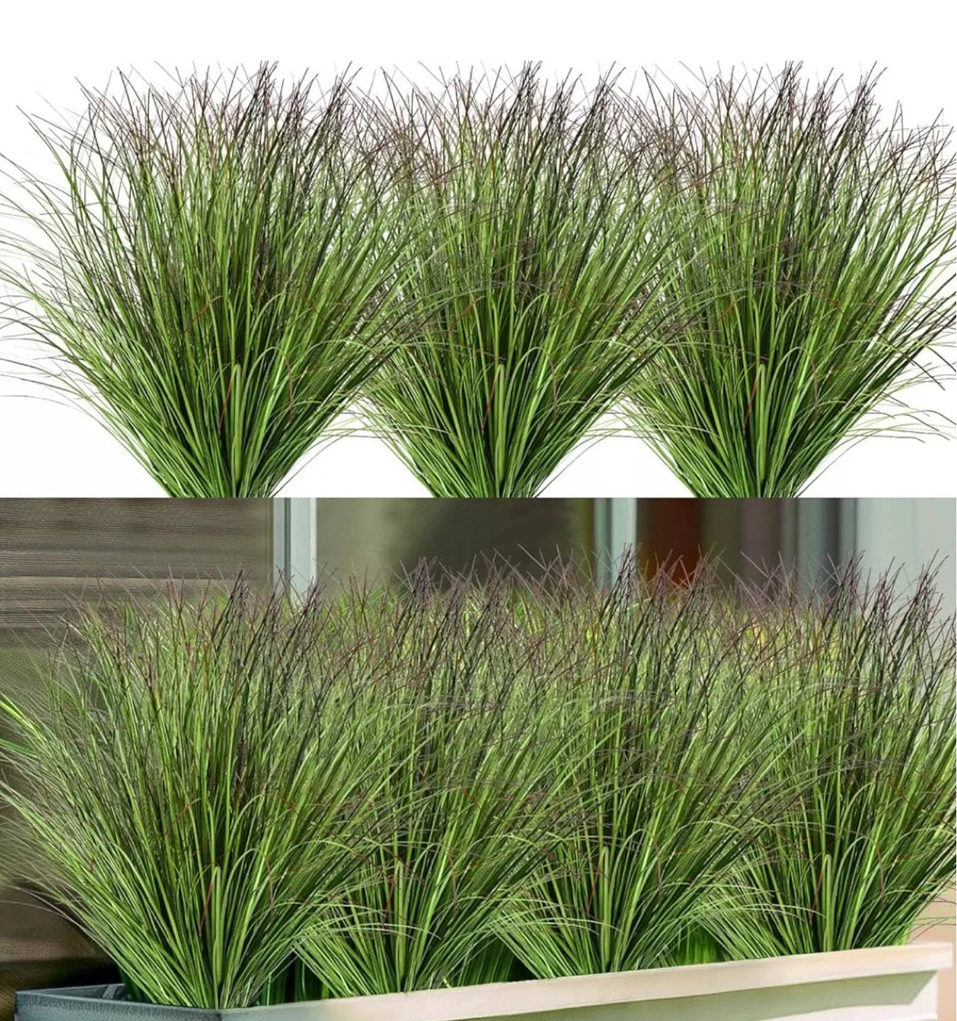 16PCS Artificial Plants Fake Bushes