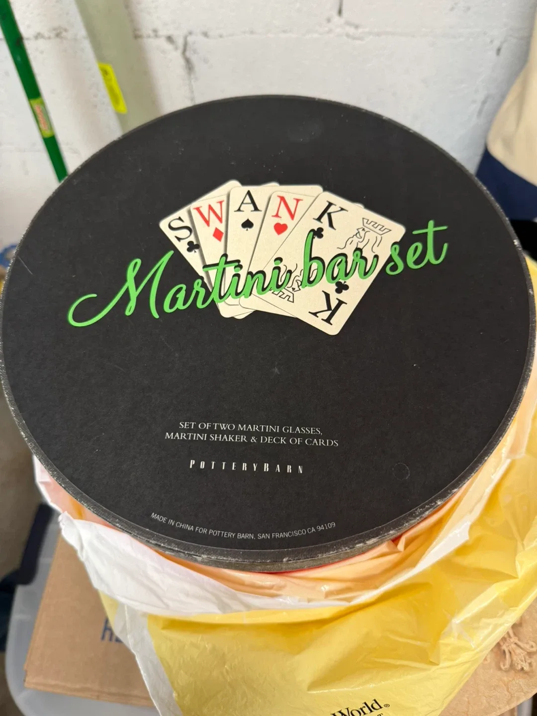 Pottery Barn Mini Martini Bar Set