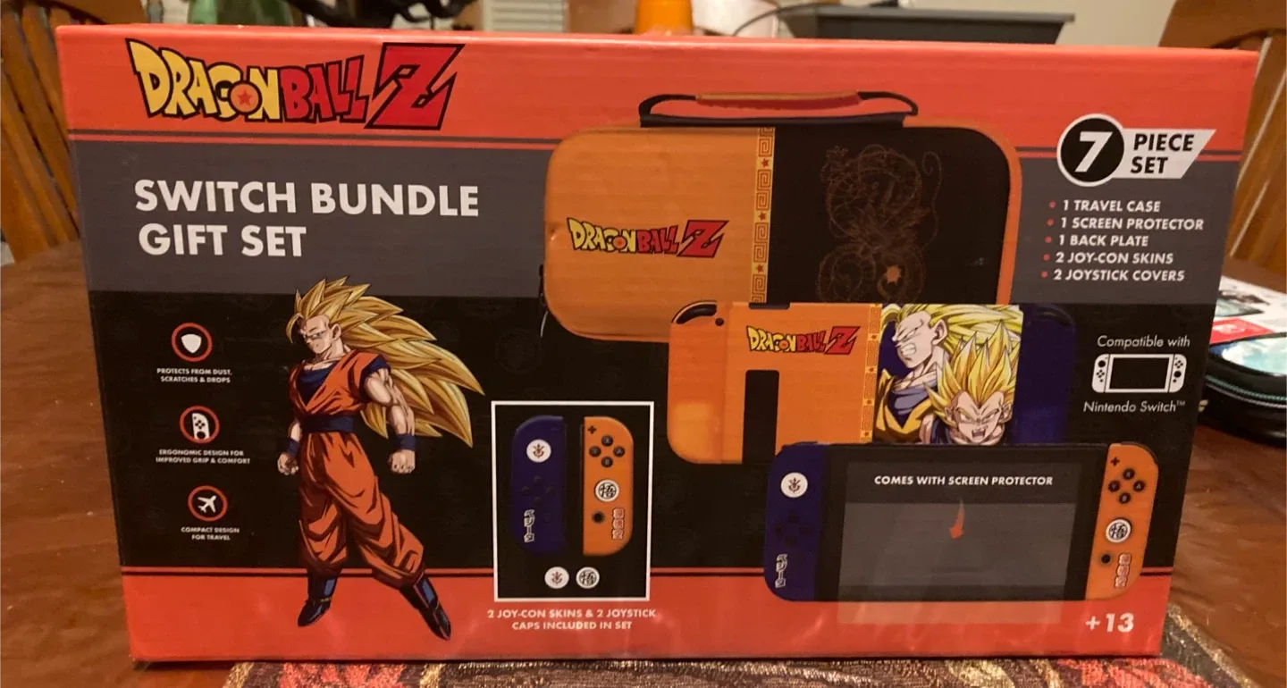 New Dragon Ball Z Nintendo Switch Bundle Gift Set