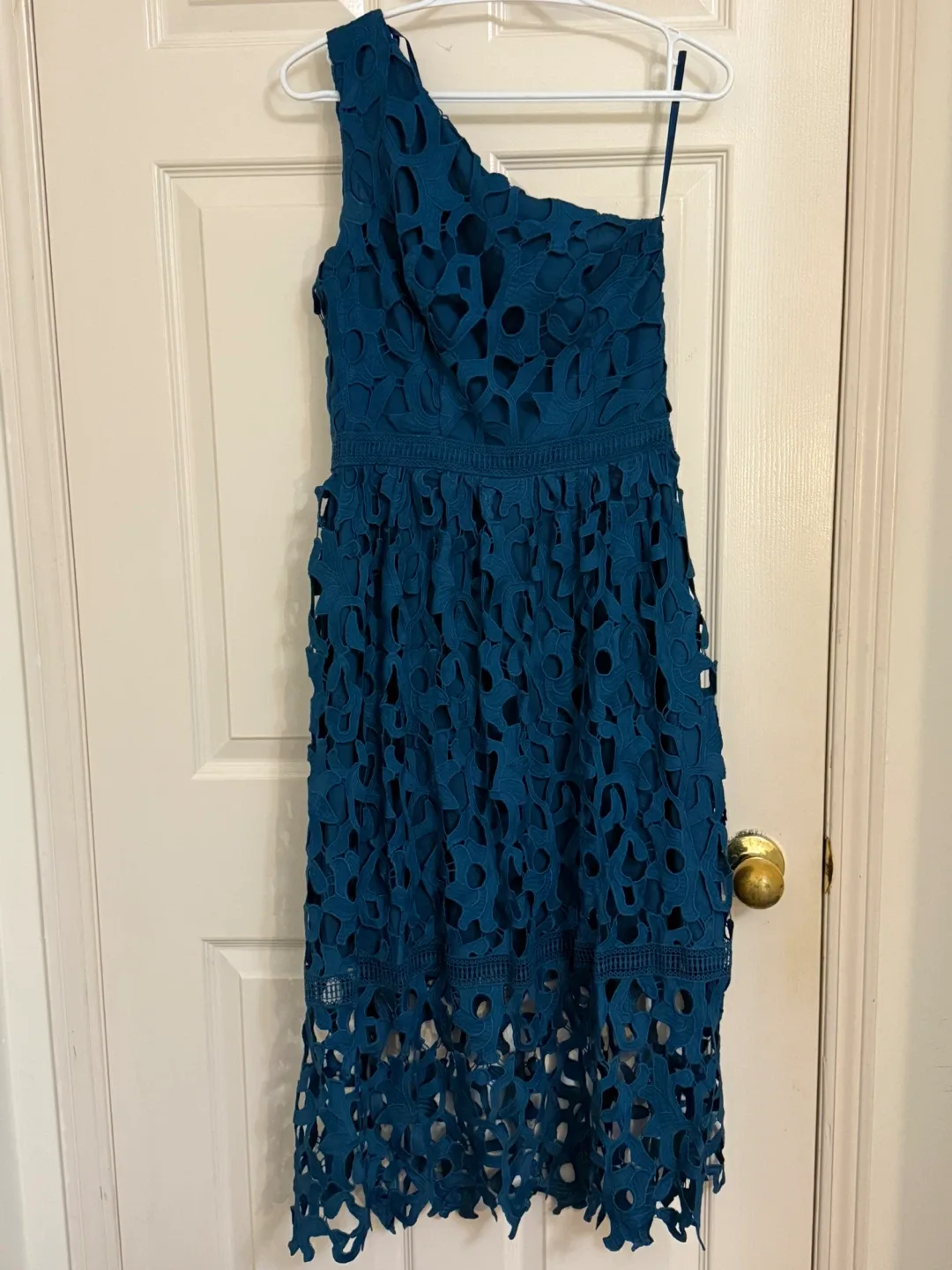 Chi Chi London Teal Lace Dress - Size US 6