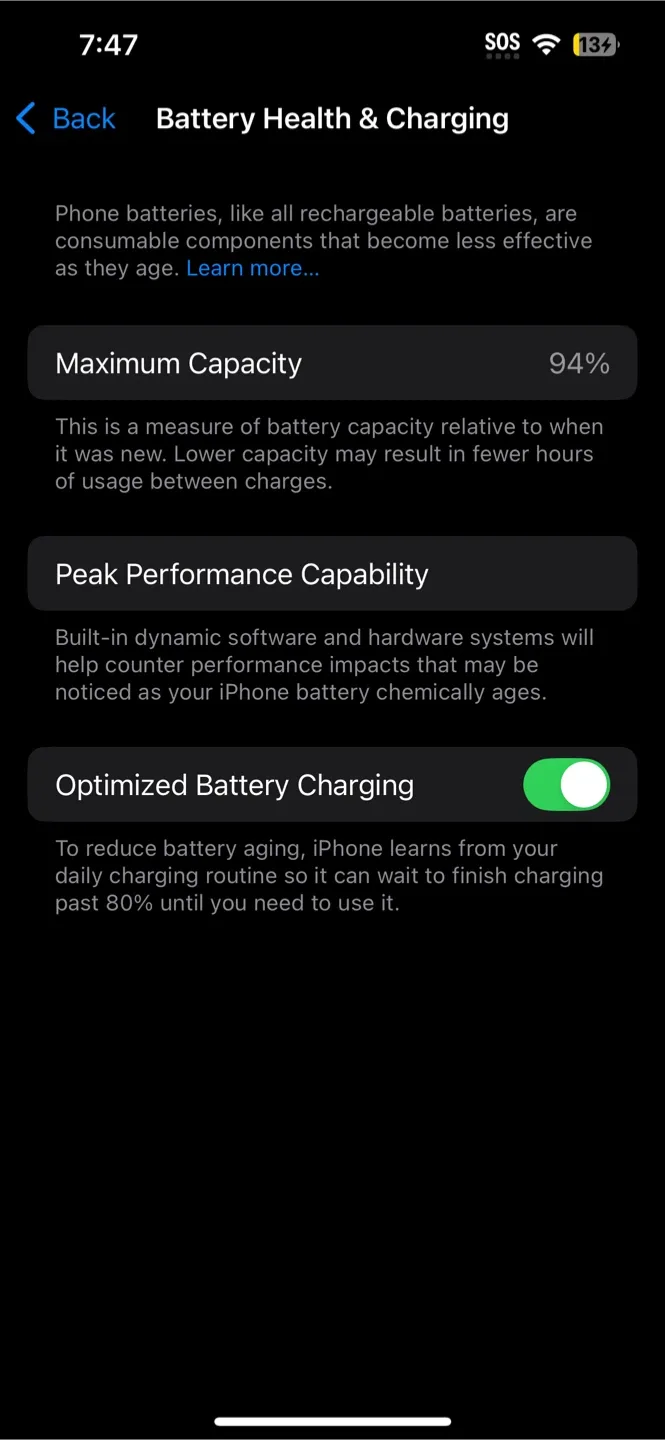 iPhone 13 | 128GB - 94% Battery Health image indicator(3)