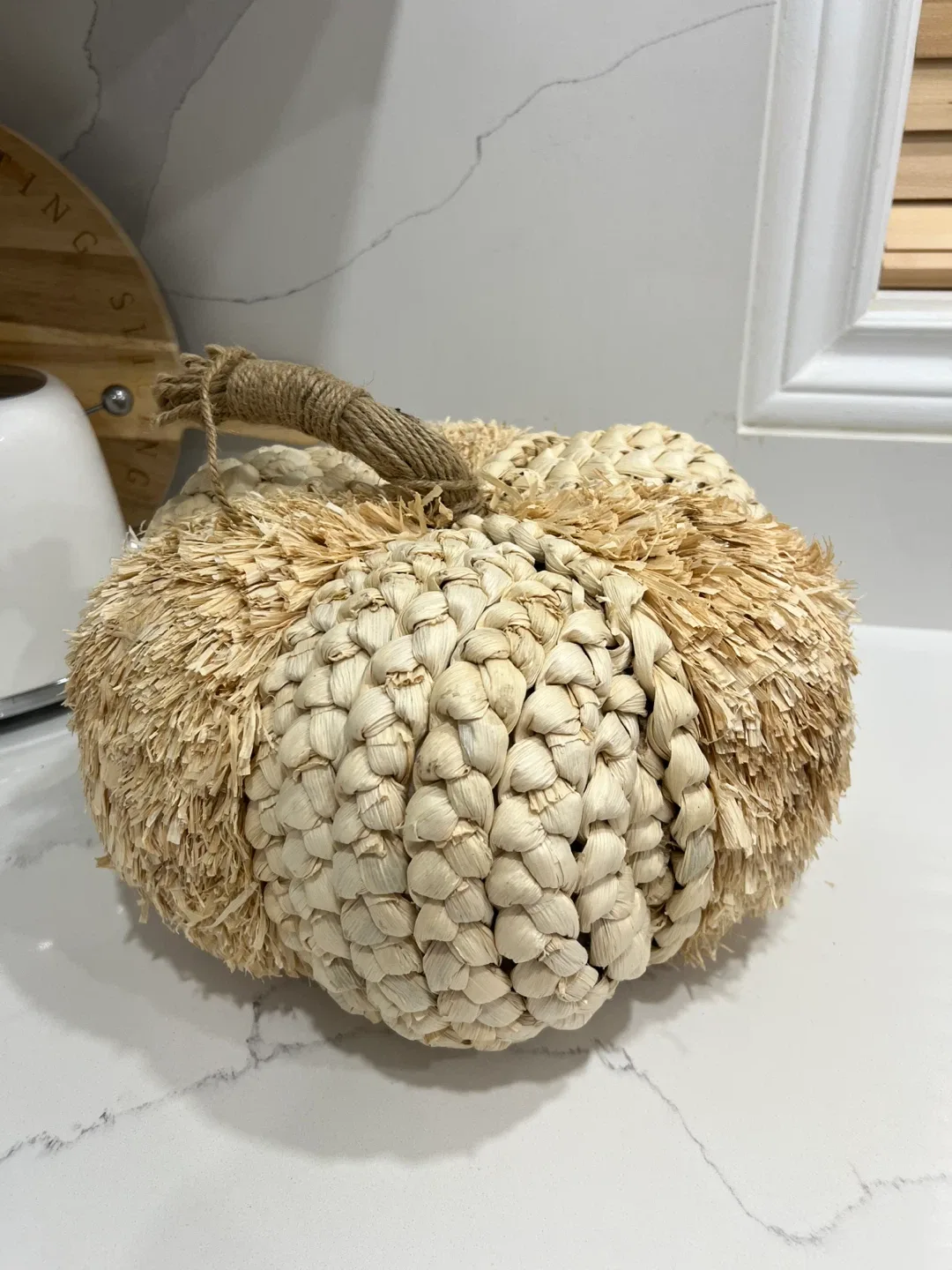 Decorative Woven Pumpkin