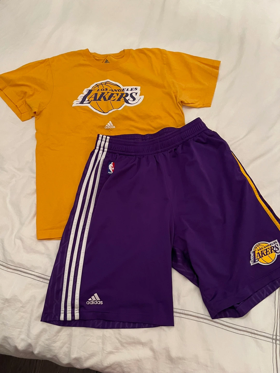 Adidas Lakers T-shirt & Shorts Set - photo 2