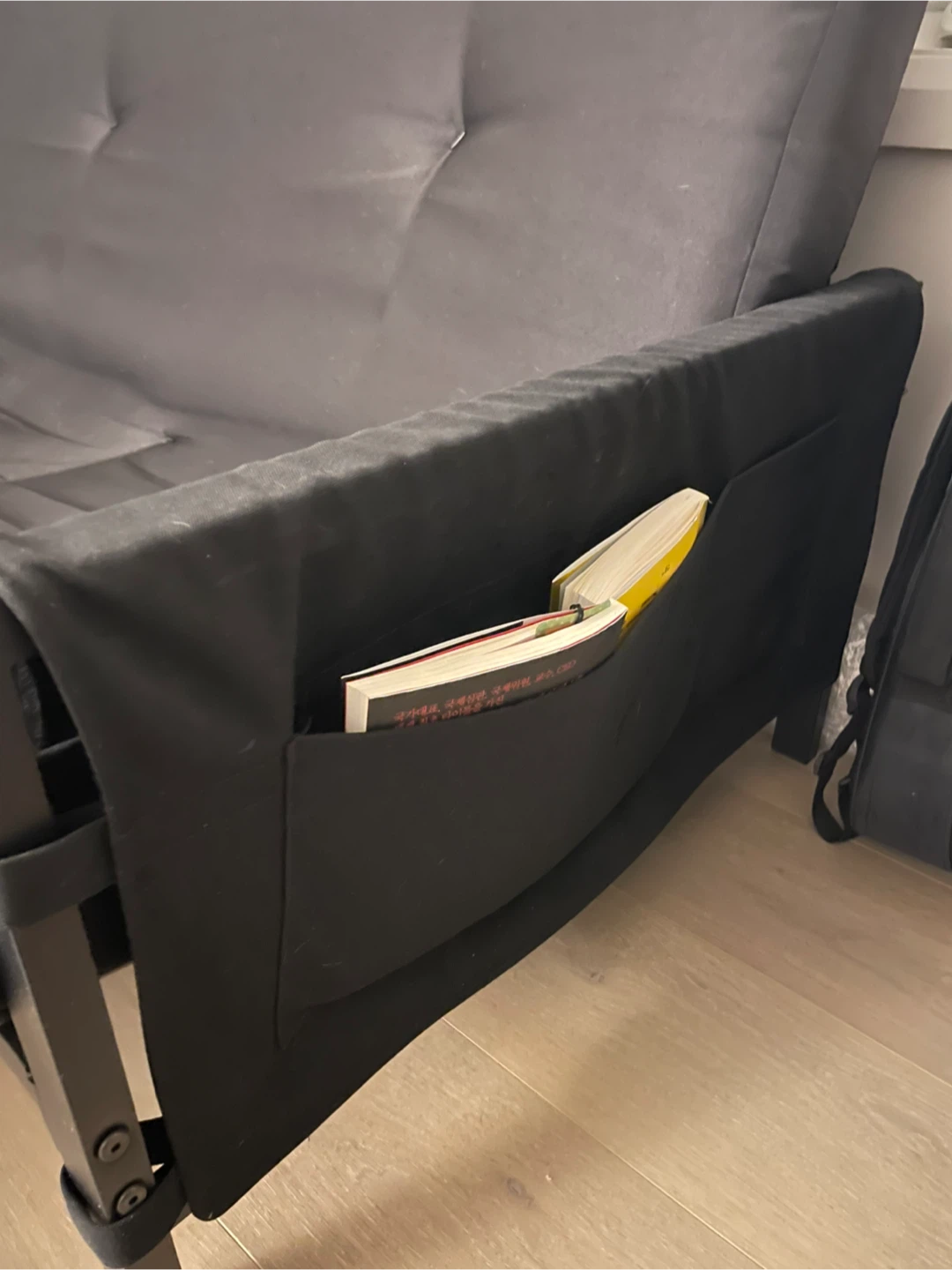 Sofa-Black Metal Frame with Mattress - photo 2