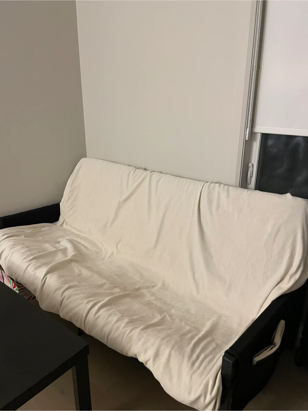 Sofa-Black Metal Frame with Mattress - photo 3