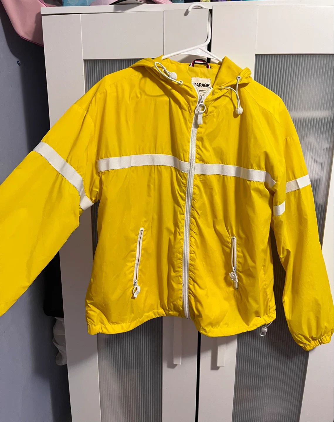 Garage Yellow Hooded Jacket - Size M