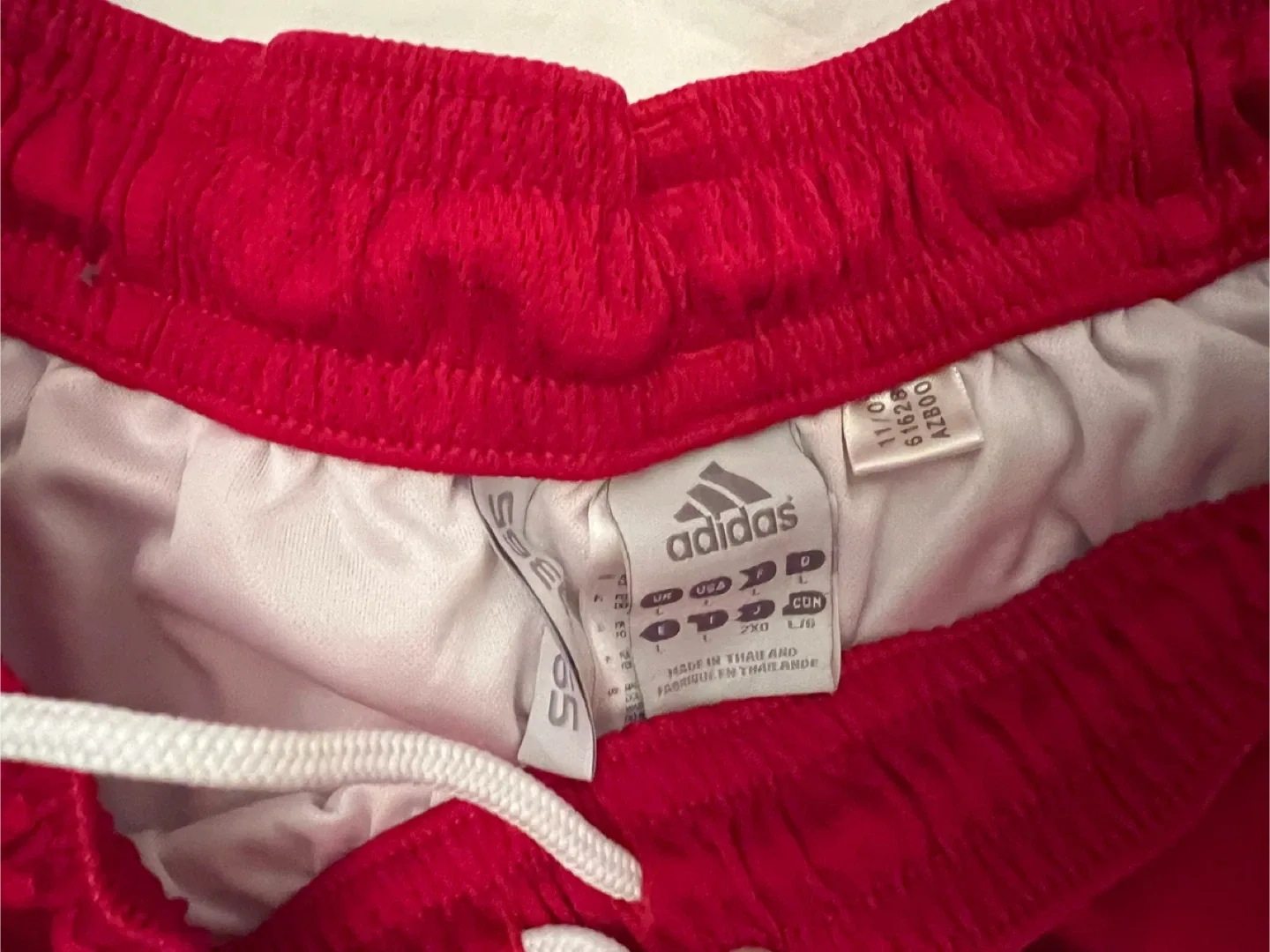 Adidas Red Athletic Shorts - Size Large image indicator(2)