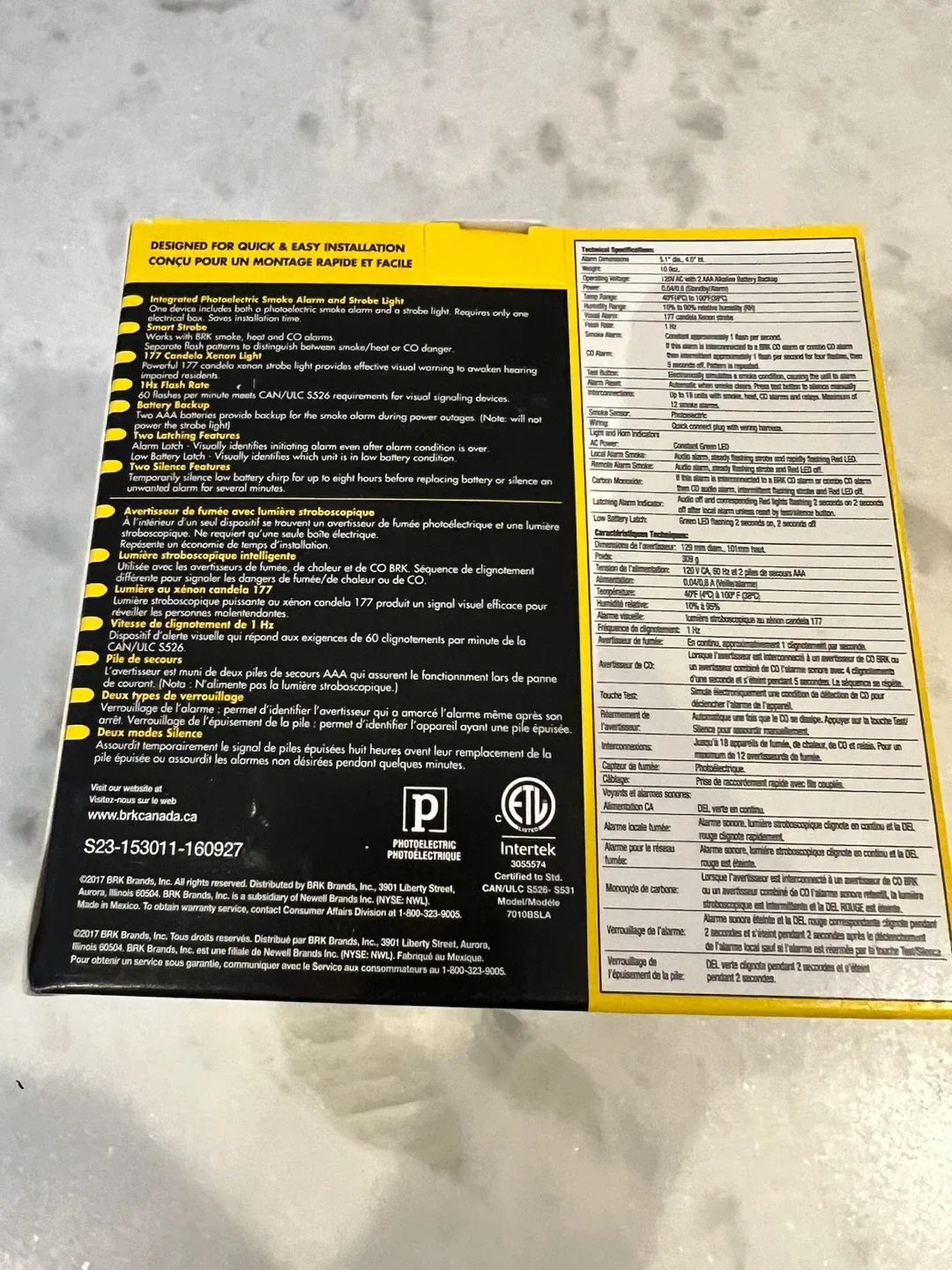 BRK Smoke & Strobe Combo Alarm - New in Box! image indicator(4)