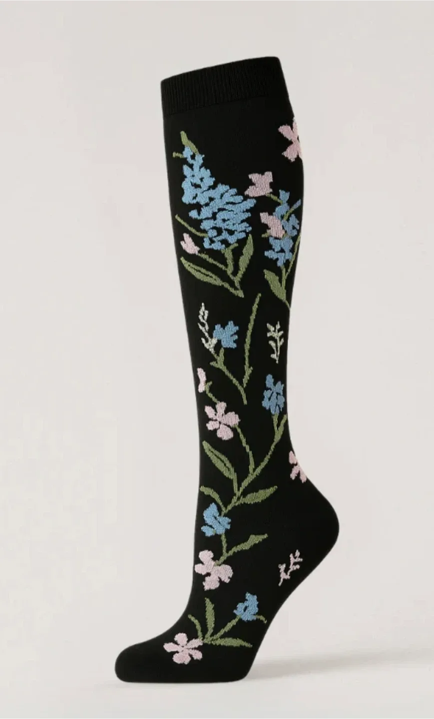 SNOX Floral Compression Knee High Socks