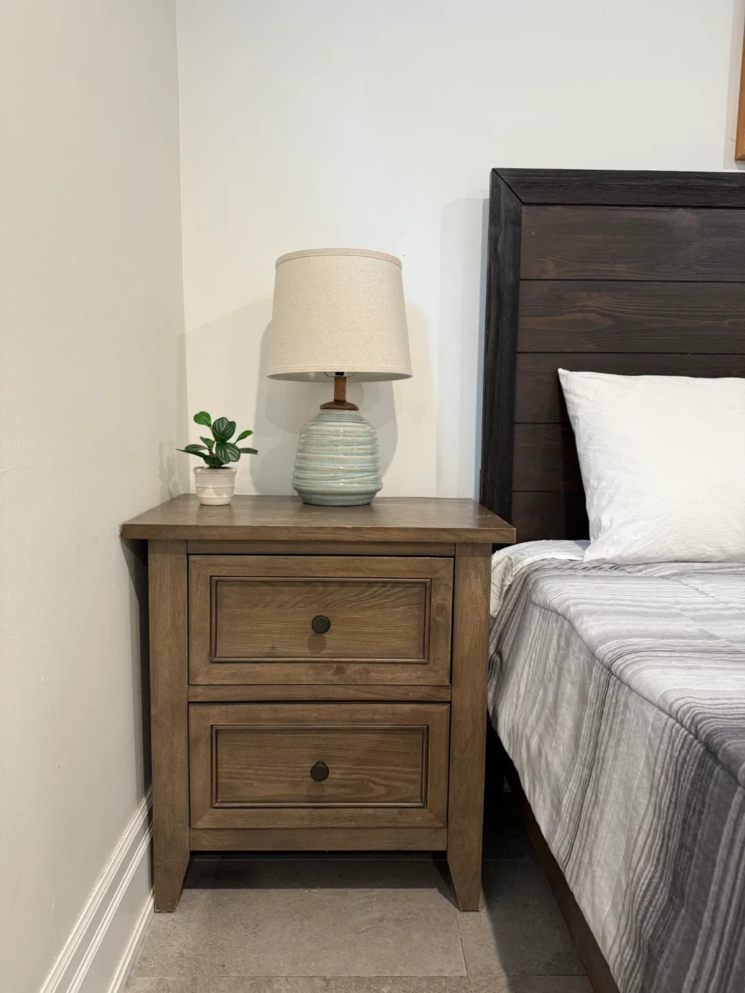 2 wooden nightstands image indicator(2)