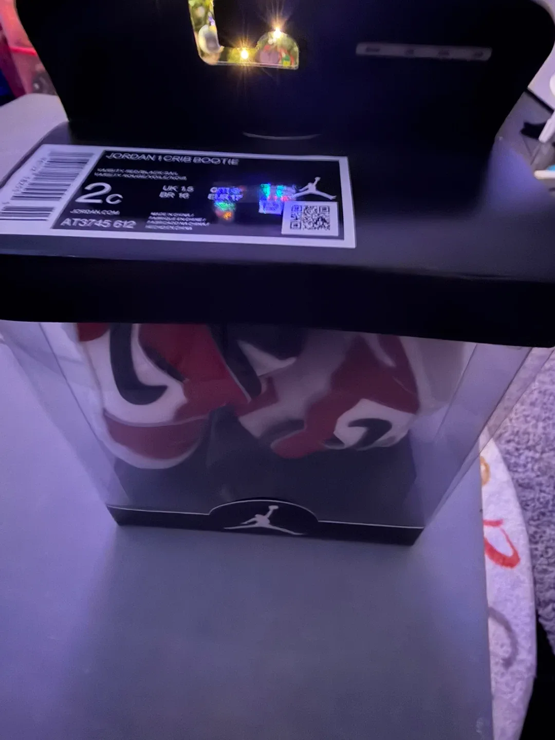 New Jordan 1 Crib Booties Size 2C image indicator(3)