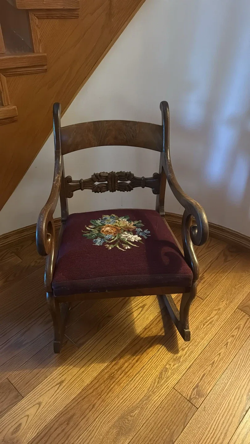 Antique Wooden Rocking Chair