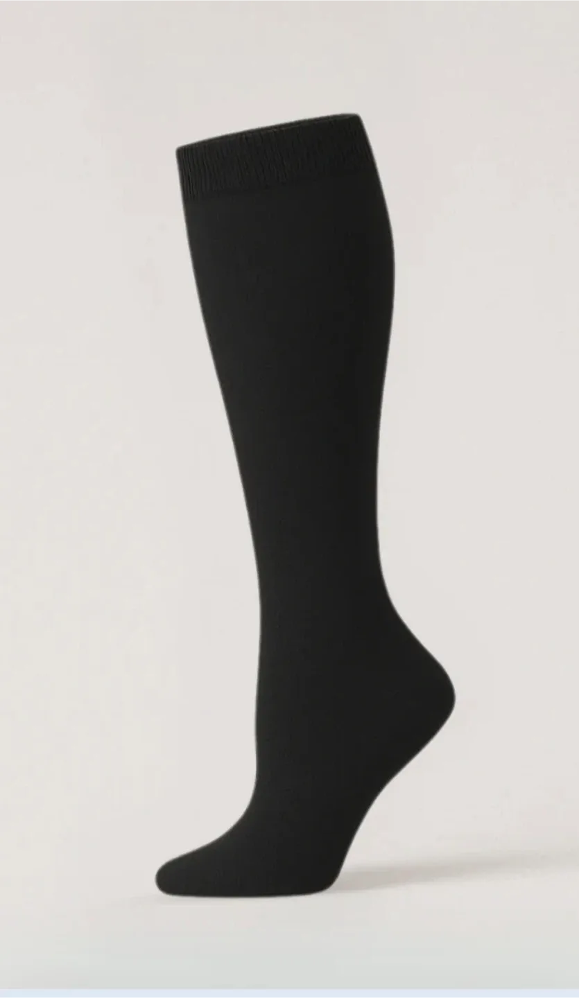 SNOX Black Compression Knee Socks