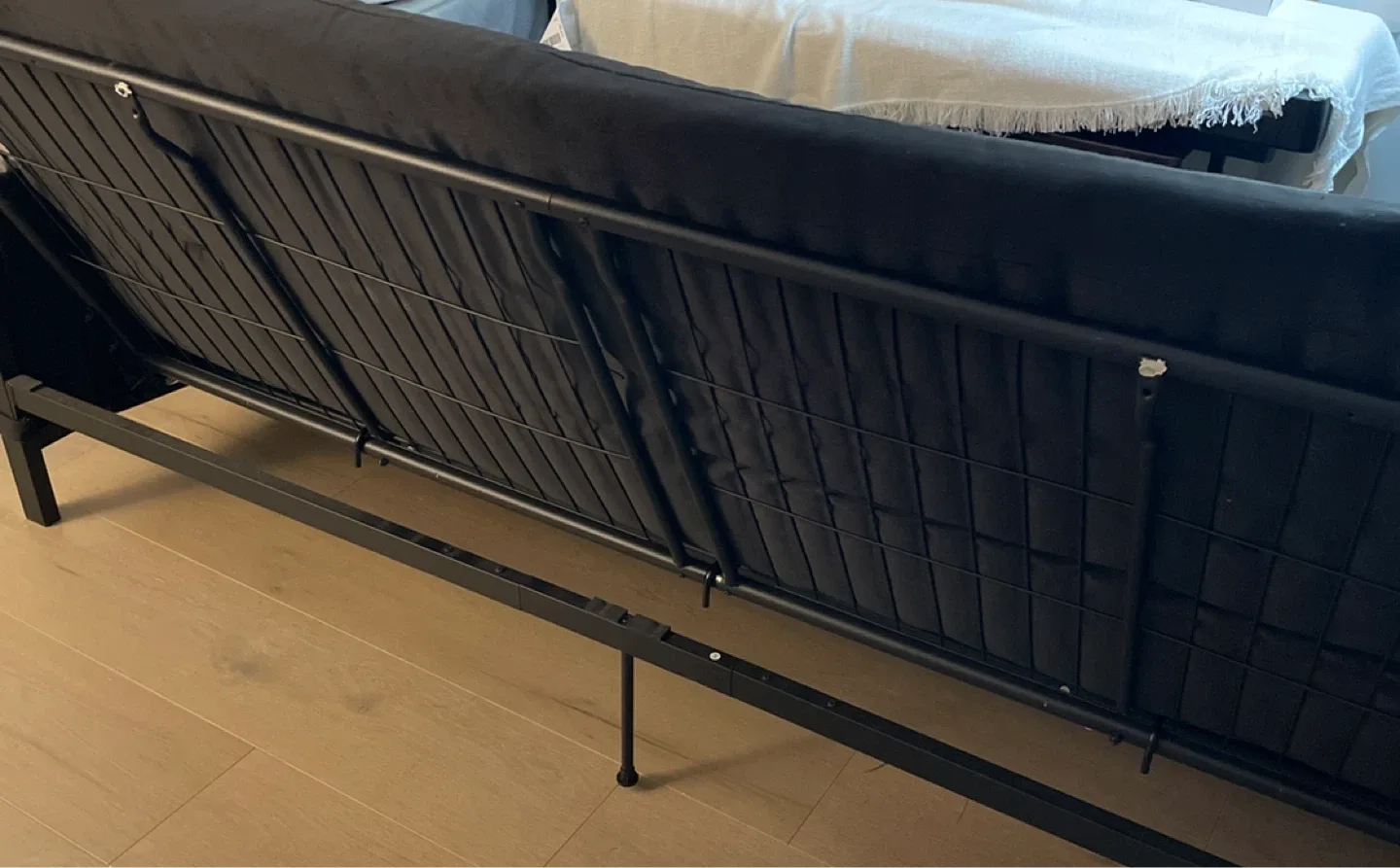 Sofa-Black Metal Frame with Mattress image indicator(8)