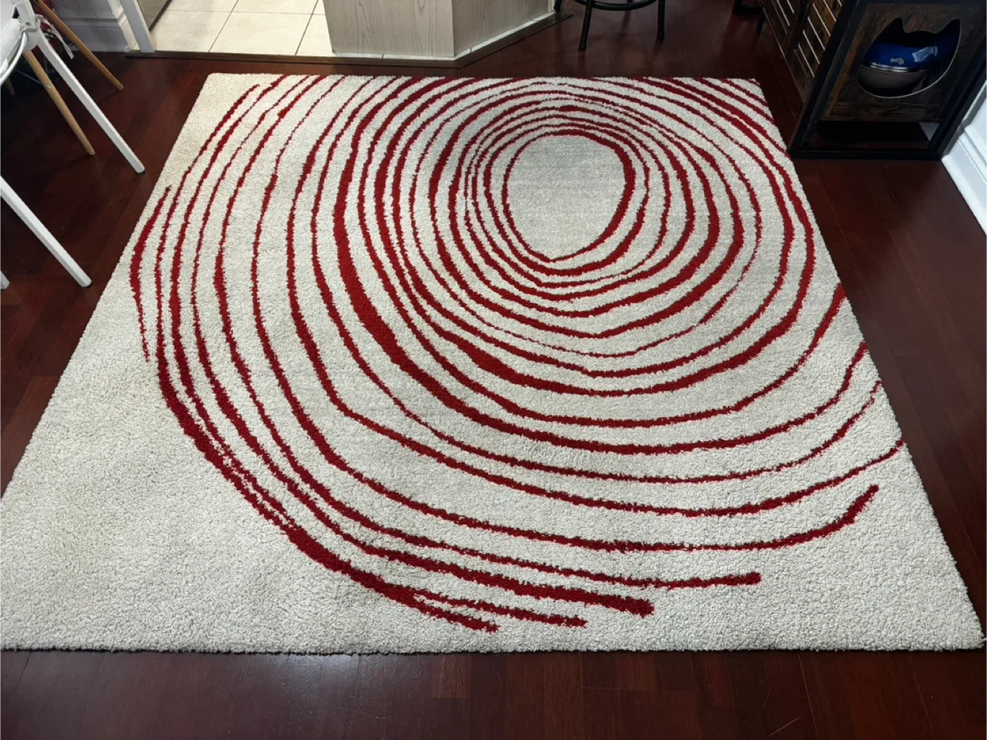 IKEA EIVOR CIRKEL Rug 6'7"x6'7" image indicator(1)