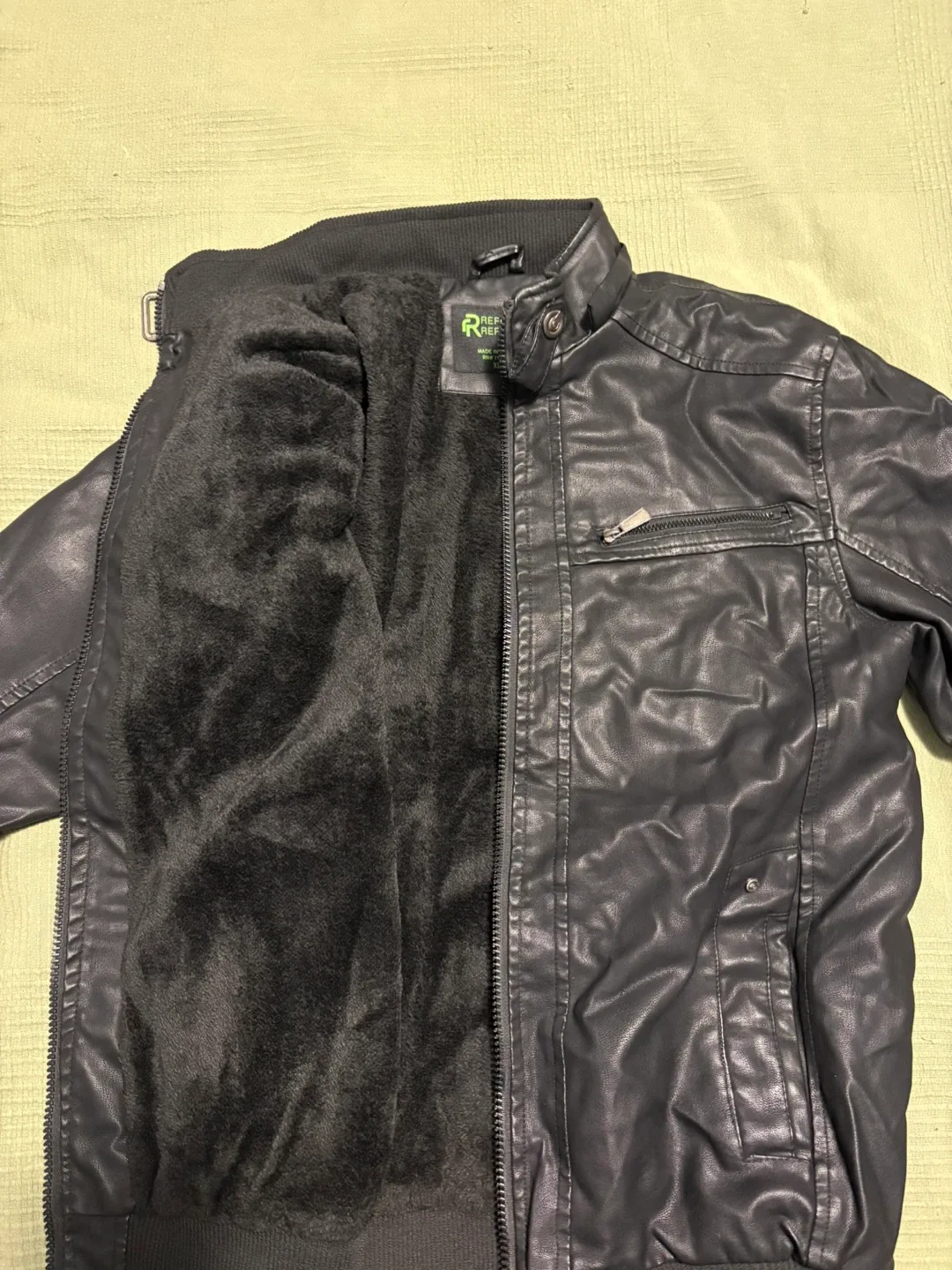 Redpoint Republic Faux Leather Jacket, Size L