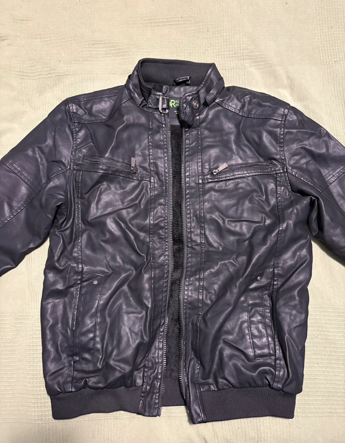 Redpoint Republic Faux Leather Jacket, Size L - photo 2