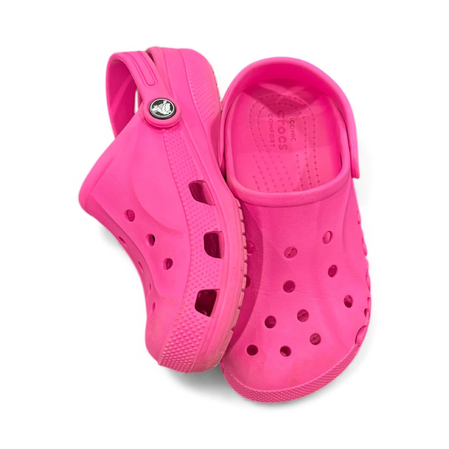 Girls Pink Crocs - Size 3 - photo 2