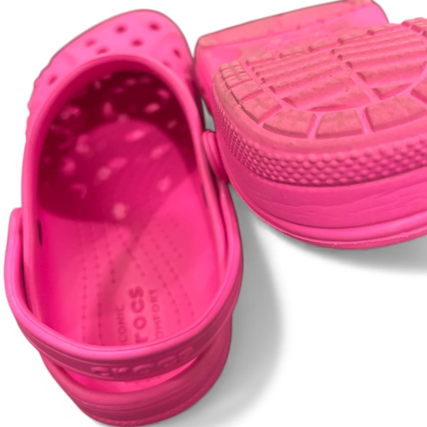 Girls Pink Crocs - Size 3 - photo 5