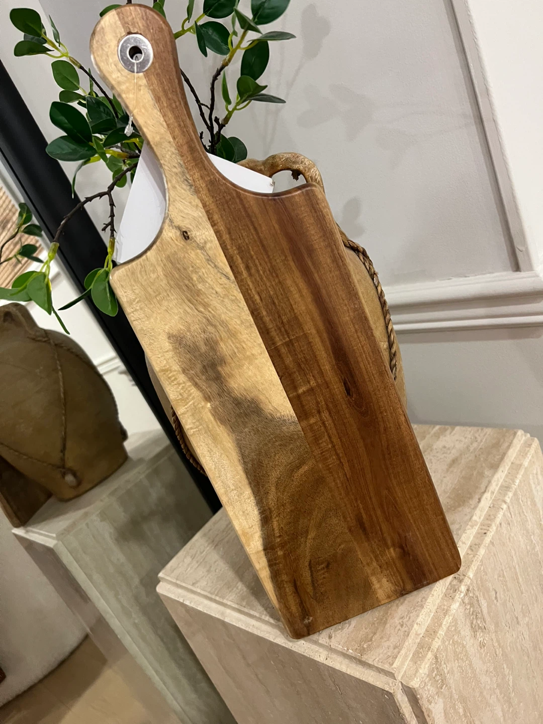 Acacia Wood Paddle Serving Board - photo 2