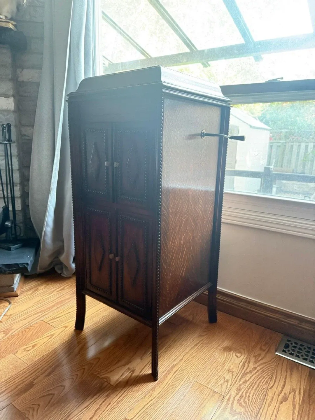 Antique Wooden gramophone