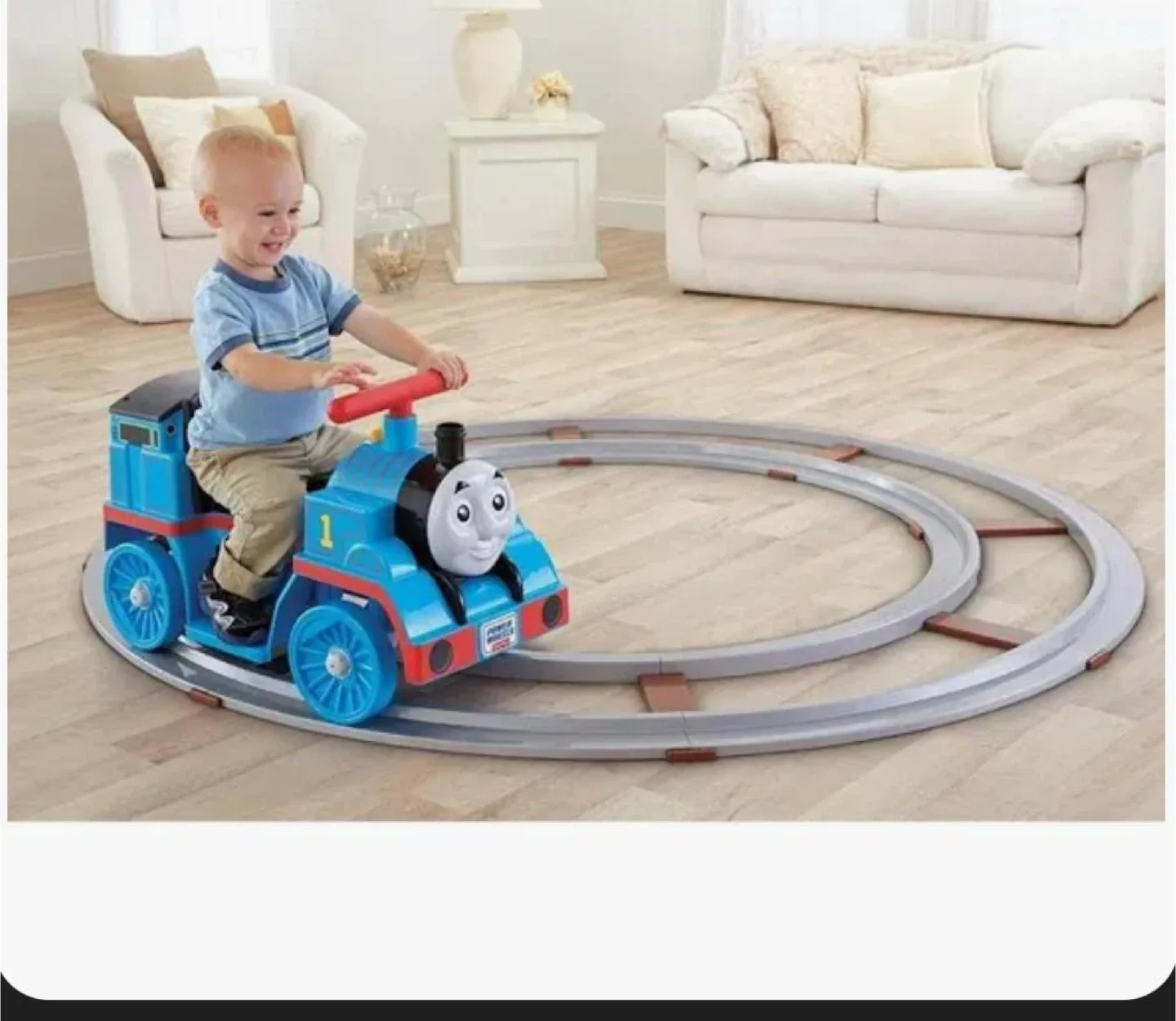 Ride-On electric train with Track