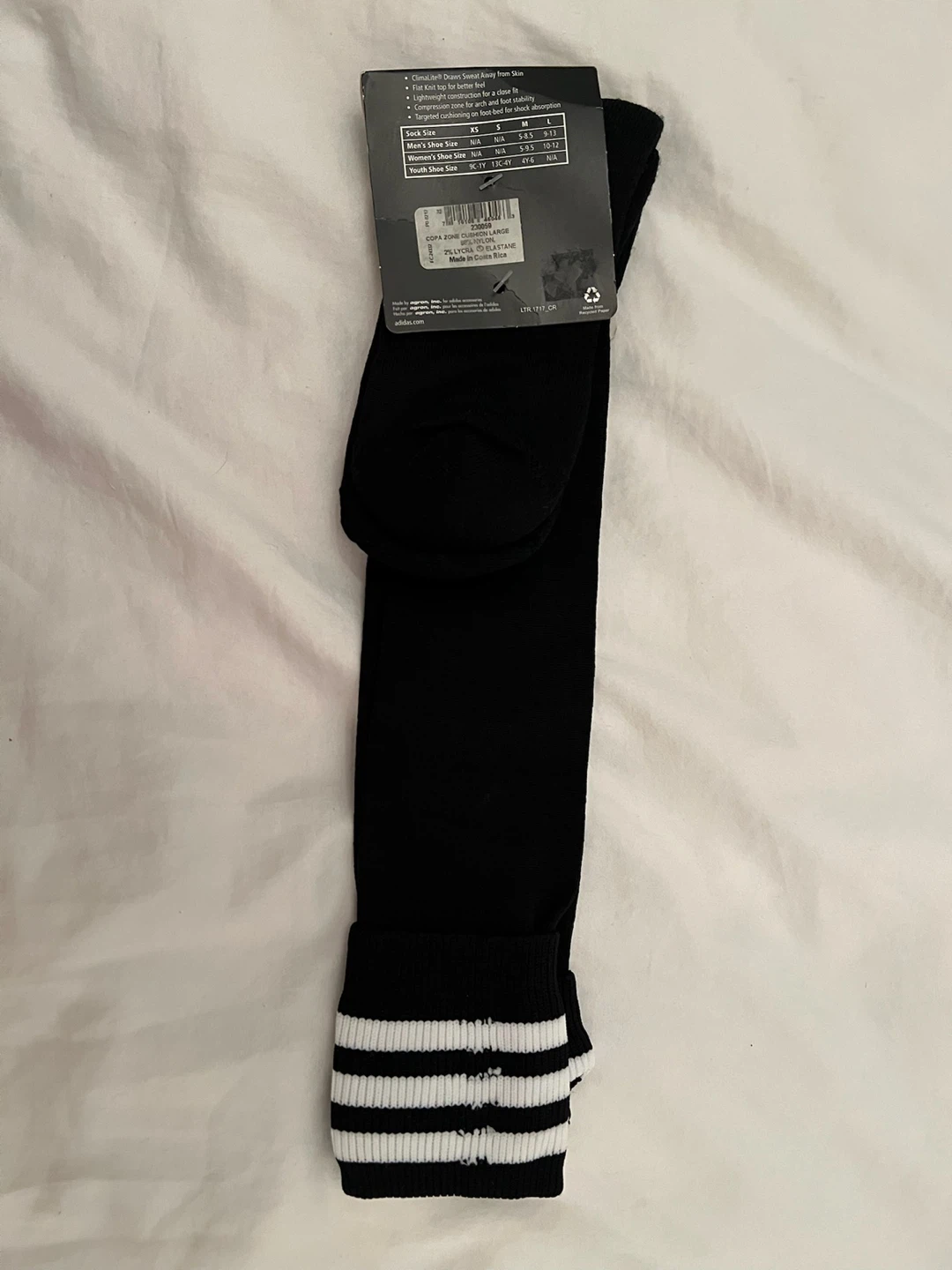 Adidas Soccer Socks - BRAND NEW IN PACKAGE - photo 2