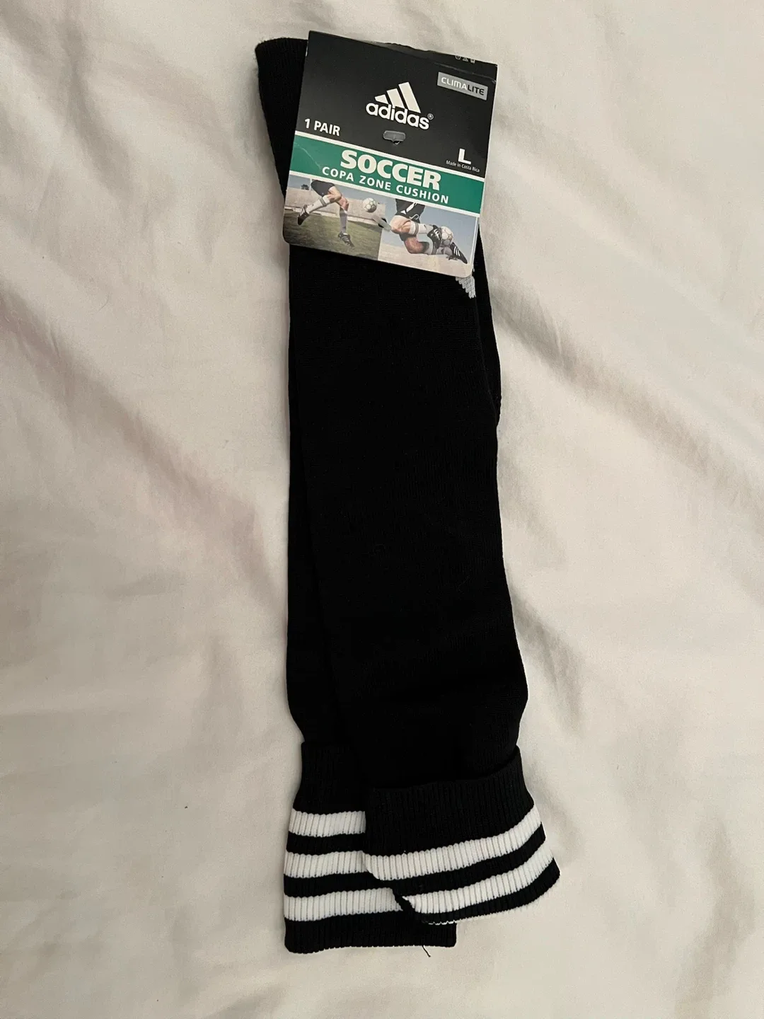 NEW! Adidas Soccer Socks - Size L