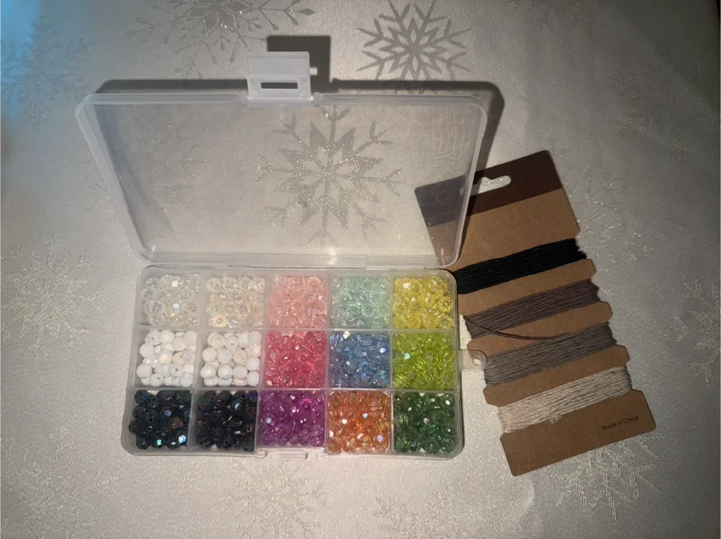 Assorted Colourful Beads With String